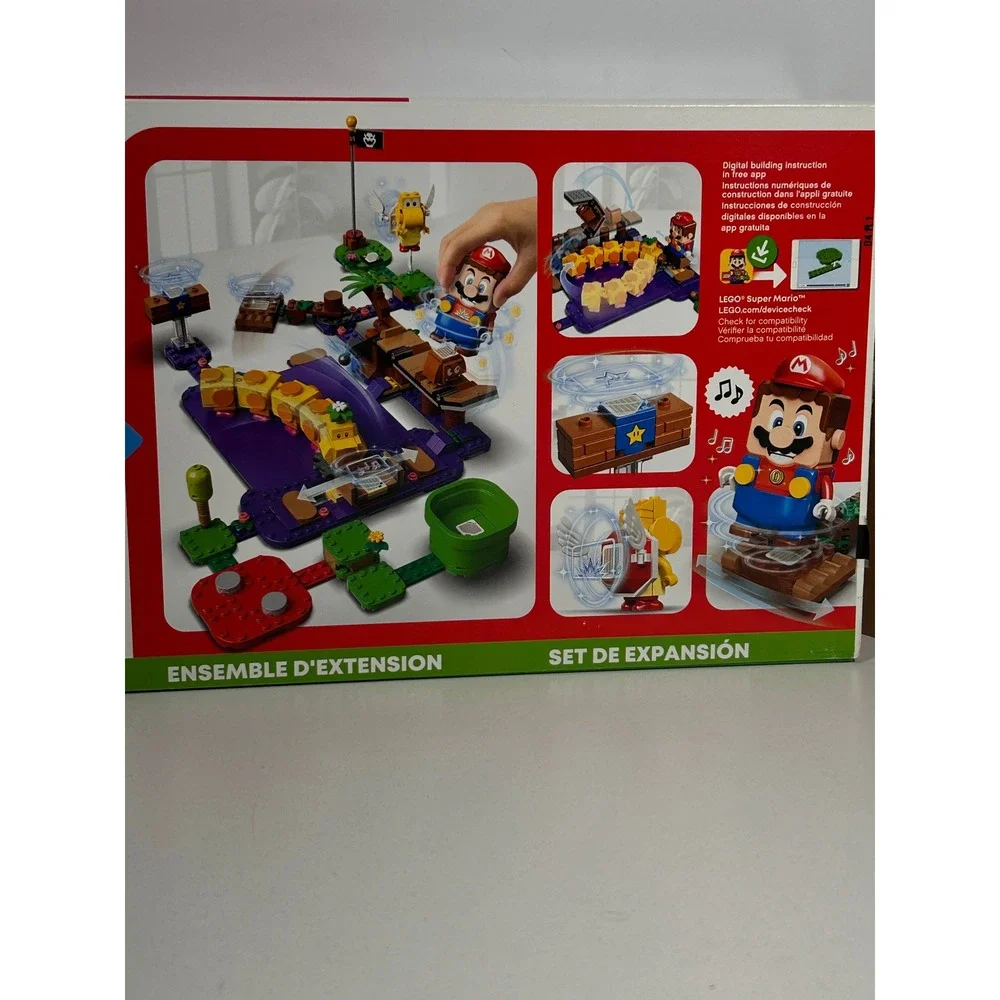 LEGO Super Mario Wigglers Poison Swamp Expansion Set 71383 374 Pcs Building Toy